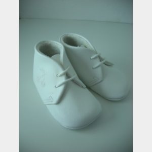 Chaussures souples blanches pour fille avec broderie